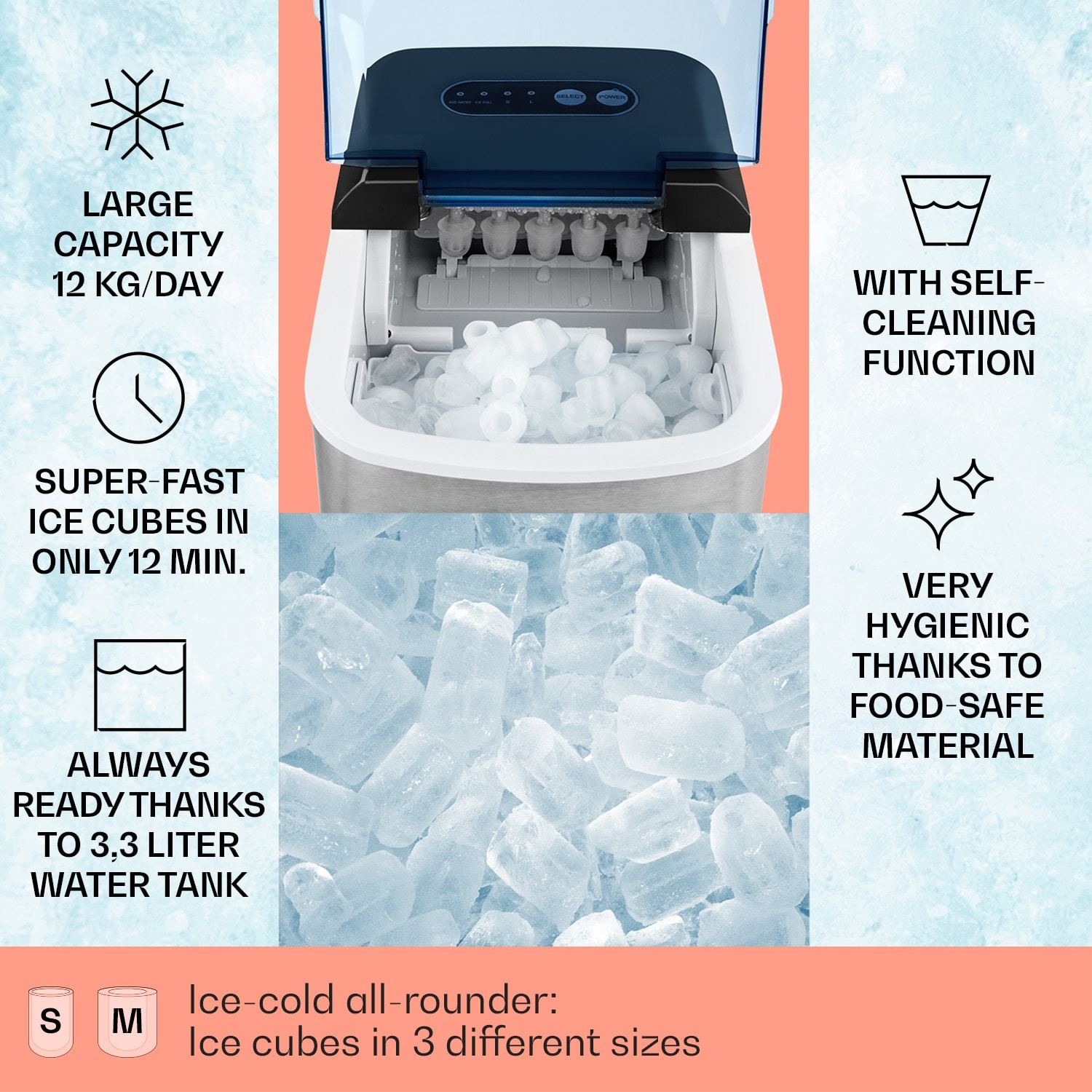 Klarstein On-The-Rocks ledomat